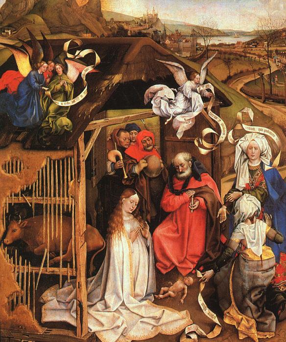 Robert Campin The Nativity oil painting image